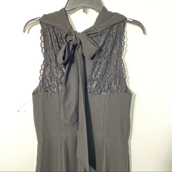 NWOT Gal Meets Glam Melanie Black Jumpsuit Sz 8 - Picture 5 of 6